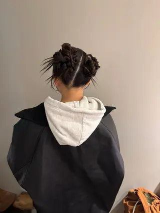 セミロング マツダテ ホノカのヘアスタイル