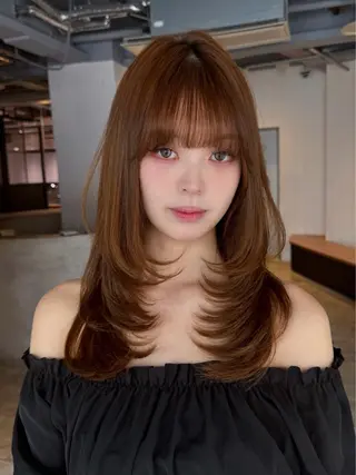 ロング 口コミＮｏ1✨️レイ ヤーカット/かいとのヘアスタイル
