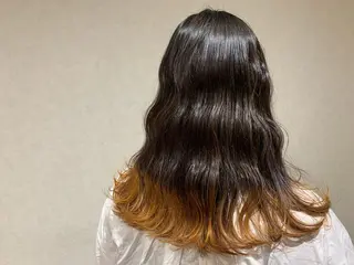セミロング カラー yamauchi mikuのヘアスタイル