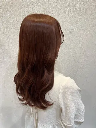 セミロング カラー . あゆみのヘアスタイル
