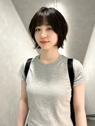 ショート パーマ Kureha/ネイル トレンドヘアのネイルデザイン