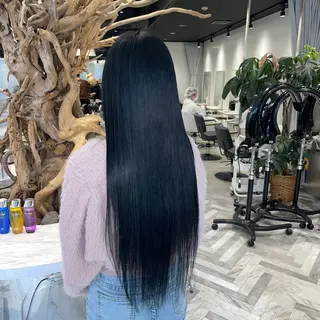 ロング カラー ななみ.⋆𝜗𝜚 透明感カラー/まつパのヘアスタイル