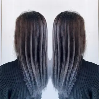 セミロング 穐田 司樹のヘアスタイル