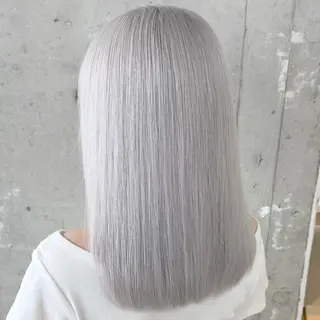 セミロング カラー 女性支持率No.1ハ イトーン特化神田真志のヘアスタイル