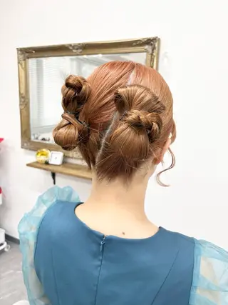 ヘアアレンジ ヘアサロン ミカヅキのヘアスタイル