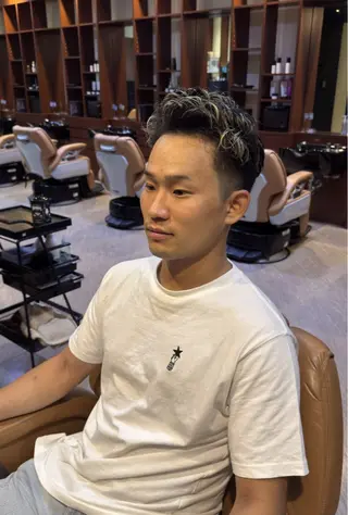 ミディアム GOODMAN千里 💈松本のヘアスタイル