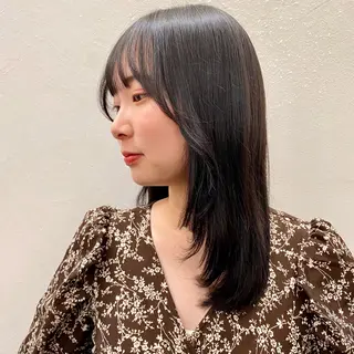 ショート カラー 似合わせレイヤー/ ケアパーマ/高倉のヘアスタイル