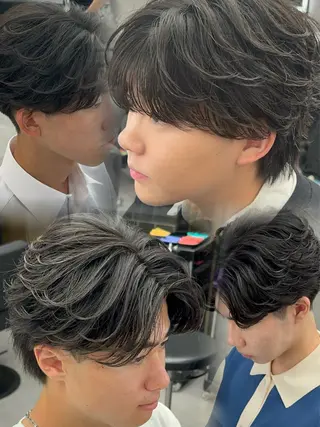 カラー パーマ メンズ 札幌メンズ指名 No. 1/光👑のヘアスタイル