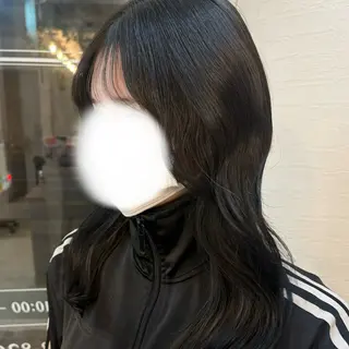セミロング カラー 伊藤 粹 /浦和のヘアスタイル