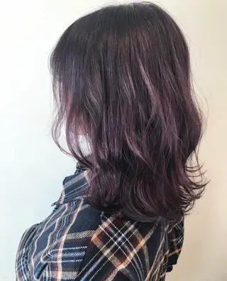 ミディアム カラー mayo 🐄🌈のヘアスタイル