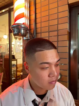 ショート メンズ 阿部 慈導のヘアスタイル
