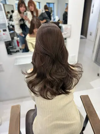 ロング 🍒ベージュ/ピンク ベージュ🍒なつきのヘアスタイル