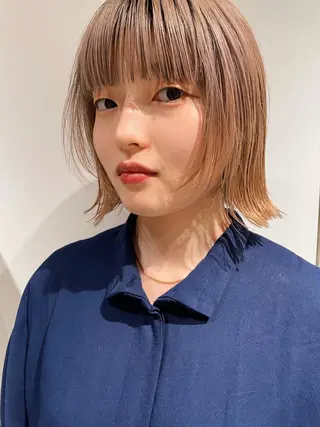 ショート カラー センスをお届けします 大谷将生infpのヘアスタイル