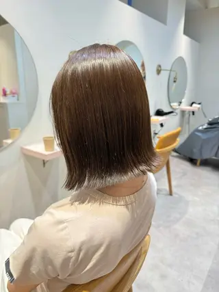 ミディアム カラー ayaka♡ 柔らかカラーのヘアスタイル