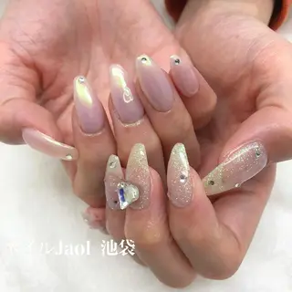 セミロング ネイルJaol 池袋のネイルデザイン