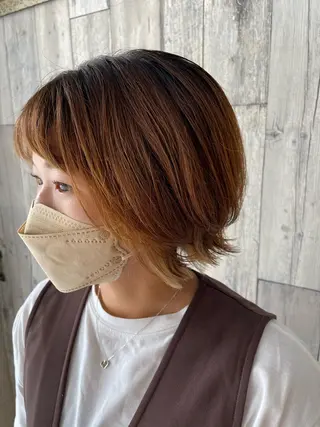 ショート 岩下 侑里のヘアスタイル