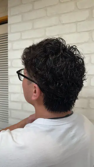 パーマ メンズ 松本 耀清のヘアスタイル