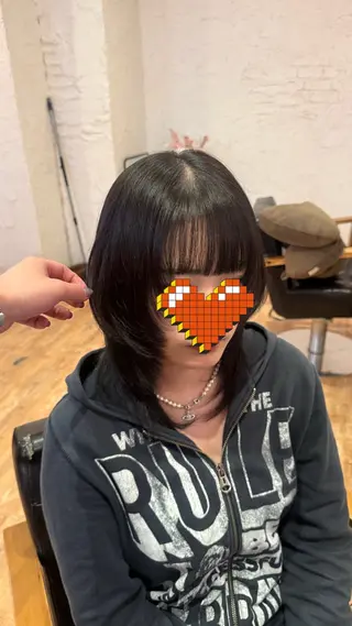 ミディアム 佐竹 渚のヘアスタイル