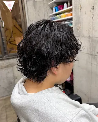 パーマ メンズ 大人のメンズパーマ/ 丁寧なカウンセリングのヘアスタイル