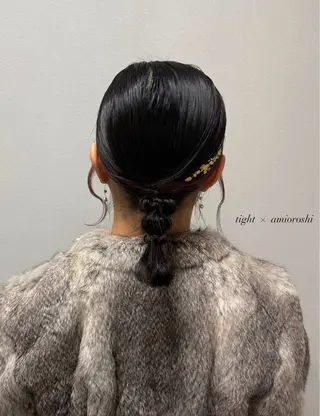 ミディアム ヘアアレンジ see. アズサのヘアスタイル