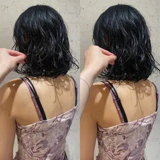 ミディアム カラー パーマ mai / linoah˚✧のヘアスタイル