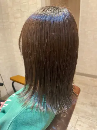 セミロング 🍭透明感カラー 志賀拓海🍬🌈のヘアスタイル