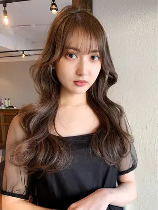 ロング カラー 透明感カラー✂︎ /縮毛矯正/YUKAのヘアスタイル