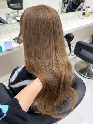 ミディアム カラー ヘアアレンジ 💟RINNA 艶カラー💟のヘアスタイル