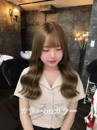 セミロング カラー 🫧そあん🫧大宮 カットモデル様募集中のヘアスタイル