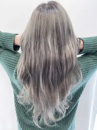 ロング カラー パーマ ヘアアレンジ バレイヤージュ 藤沢 髪質改善 竹内ケンゴのヘアスタイル