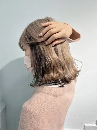 ミディアム カラー ヘアアレンジ 💕ブリーチ/ヘアメ 🎀YUUKAのその他イメージ