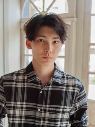 メンズ ヒロキ モテ透明感カラーのヘアスタイル