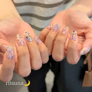ネイル ritsuna🌙 nail 堺筋本町のネイルデザイン
