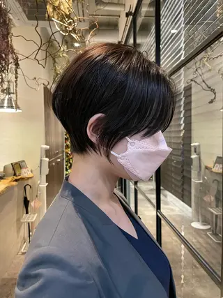 ショート カラー 🉐レイヤー/塩見 弘樹🉐渋谷のヘアスタイル
