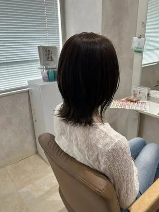 ミディアム カラー 💙まこと💙艶 カラー(Rico)のヘアスタイル