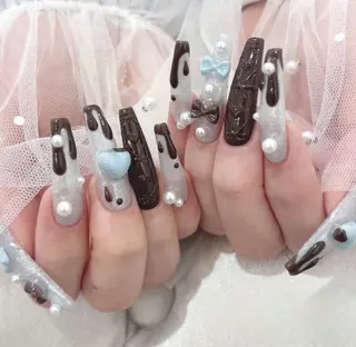 ネイル 波 なみのネイルデザイン