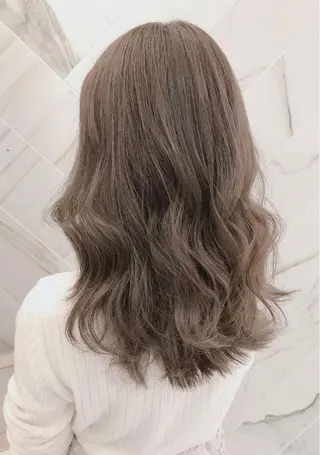 セミロング カラー 上條 航平のヘアスタイル