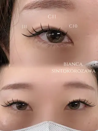 マツエク・マツパ Bianca新所沢 Takahashiのマツエク・マツパデザイン