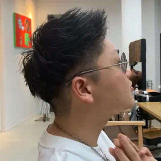 ショート パーマ メンズ 似合わせショート×透 明感/やじまたかしのヘアスタイル