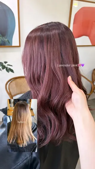 カラー honoka uemuraのヘアスタイル