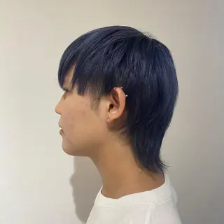 ショート カラー メンズ 🩵ブリーチカラー MIORI🩵のヘアスタイル