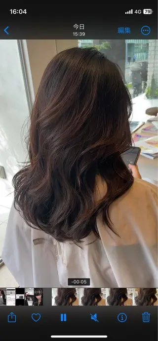 ロング 村澤 拓弥のヘアスタイル