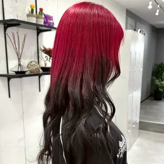 カラー Yoshiいろあそび 八王子/ハイトーンのヘアスタイル