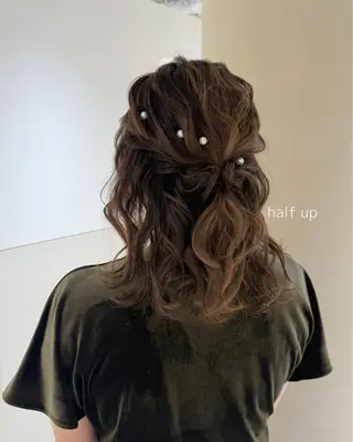 ミディアム くすみベージュカラー 🪻HARUKAのヘアスタイル