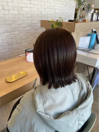 ミディアム カラー 山田 響也のヘアスタイル