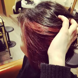ショート カラー spa hair ark 富井直美のヘアスタイル