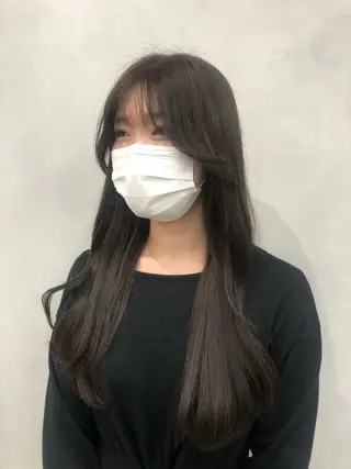 ロング ❤︎︎韓国ヘア❤︎︎ 𝑺𝒉𝒊𝒉𝒐のヘアスタイル