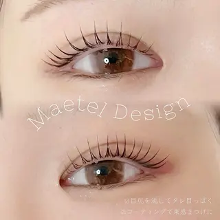 マツエク・マツパ 中崎町アイサロン milleのマツエク・マツパデザイン
