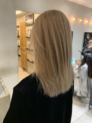 ミディアム カラー チバ タクミのヘアスタイル