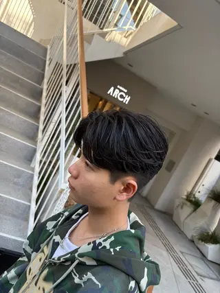 ショート 海外風パーマ カラー特化園田　楓莉のヘアスタイル
